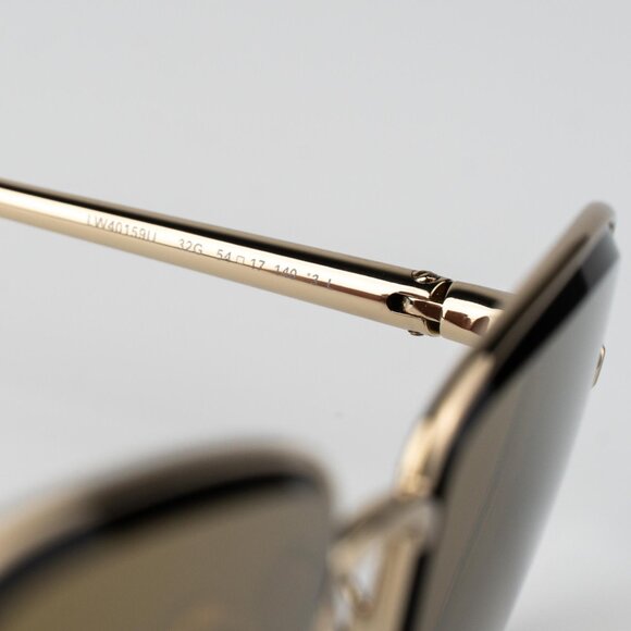 Loewe ANAGRAM Women Sunglasses Gold LW40159U 32G NEW AUTHENTIC - Picture 9 of 11
